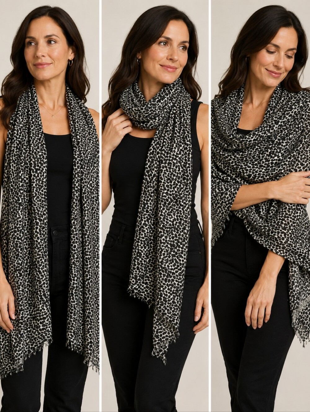 Spotted Lightweight Scarf